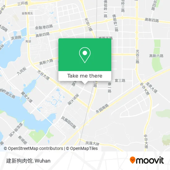 建新狗肉馆 map
