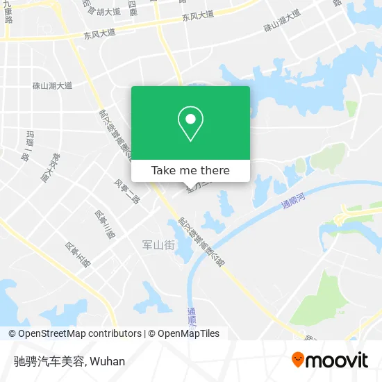 驰骋汽车美容 map