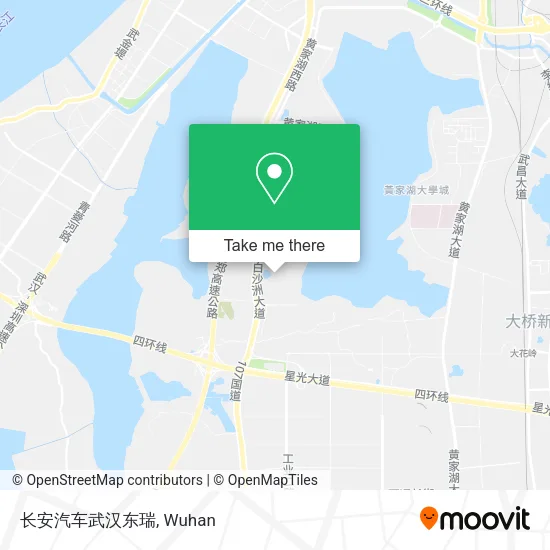长安汽车武汉东瑞 map