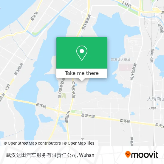 武汉达田汽车服务有限责任公司 map