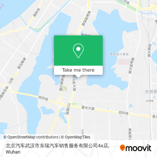 北京汽车武汉市东瑞汽车销售服务有限公司4s店 map