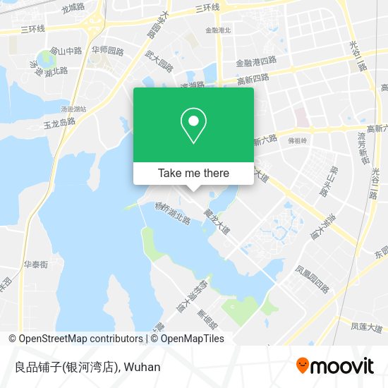 良品铺子(银河湾店) map