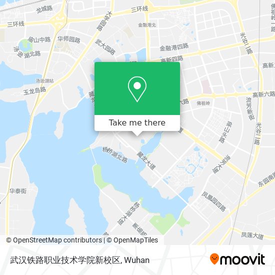 武汉铁路职业技术学院新校区 map