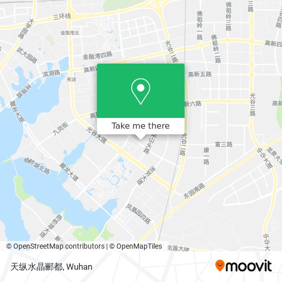 天纵水晶郦都 map