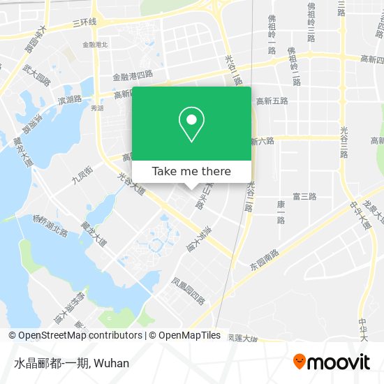 水晶郦都-一期 map