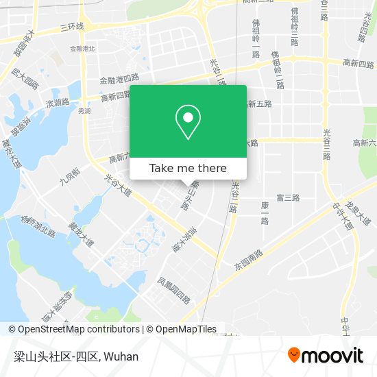 梁山头社区-四区 map