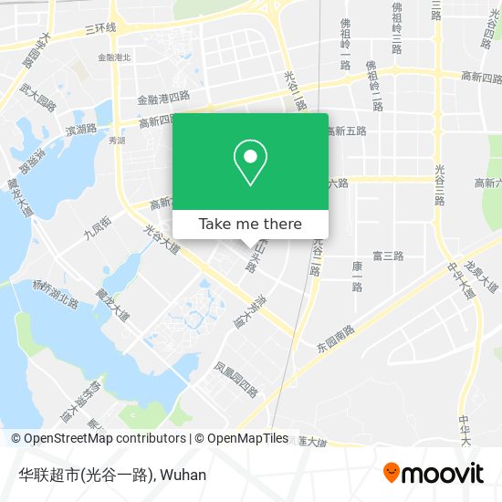 华联超市(光谷一路) map