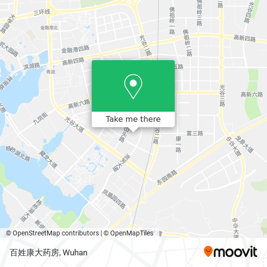 百姓康大药房 map