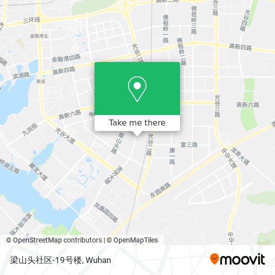 梁山头社区-19号楼 map