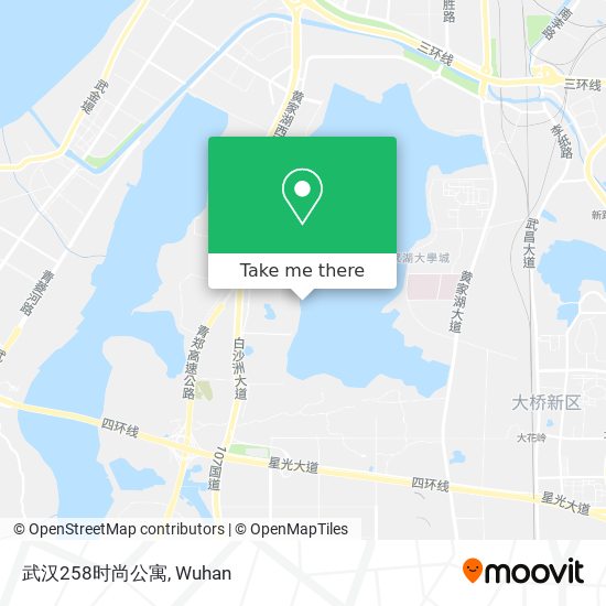 武汉258时尚公寓 map