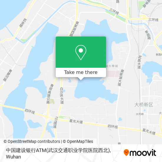 中国建设银行ATM(武汉交通职业学院医院西北) map
