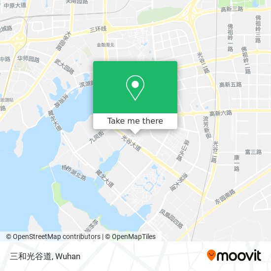 三和光谷道 map