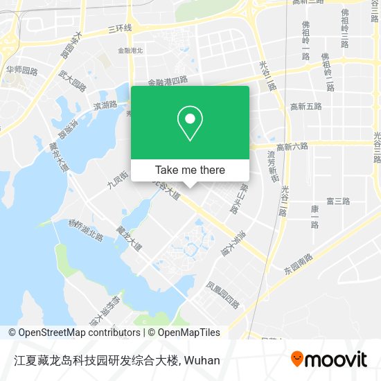 江夏藏龙岛科技园研发综合大楼 map