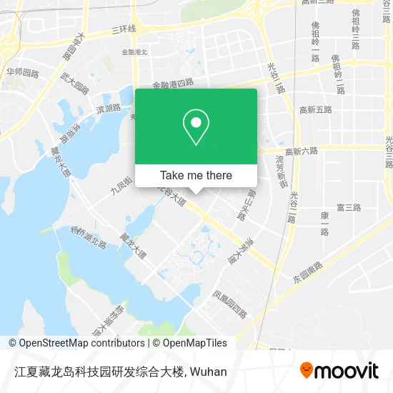 江夏藏龙岛科技园研发综合大楼 map