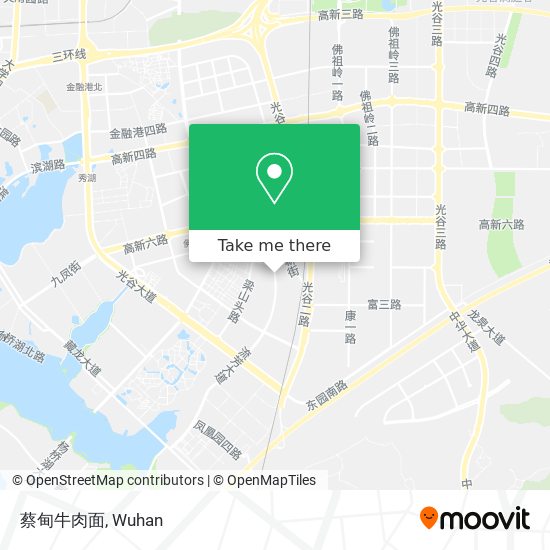 蔡甸牛肉面 map
