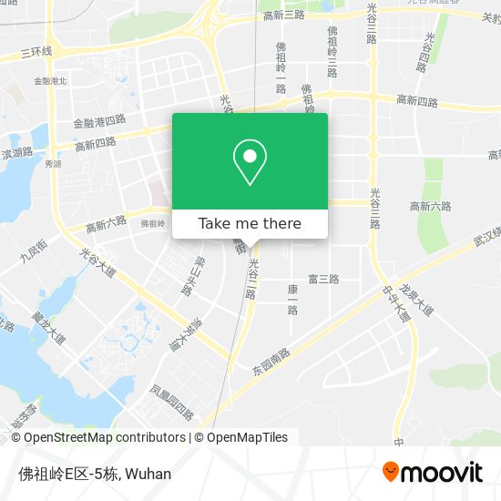佛祖岭E区-5栋 map