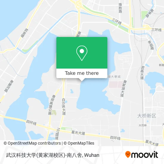 武汉科技大学(黄家湖校区)-南八舍 map