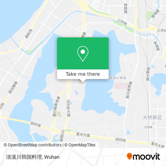 清溪川韩国料理 map