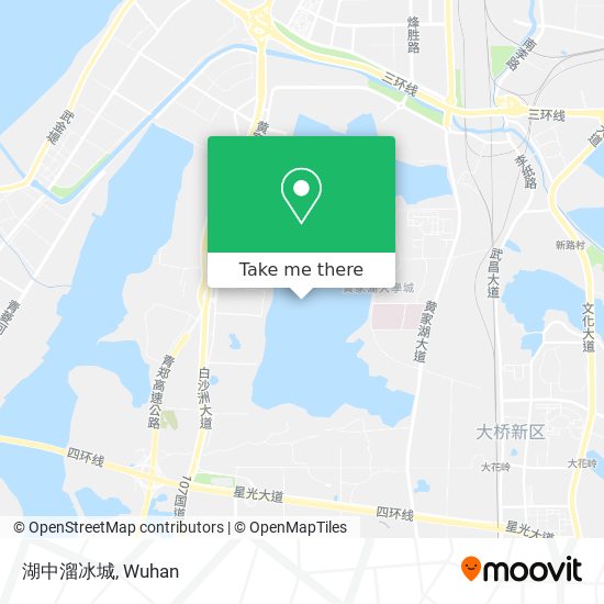 湖中溜冰城 map