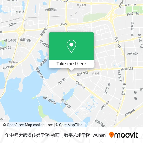 华中师大武汉传媒学院-动画与数字艺术学院 map