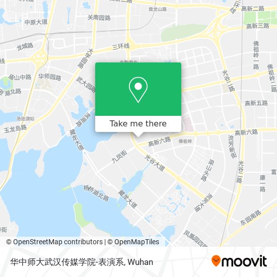 华中师大武汉传媒学院-表演系 map