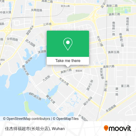 佳杰得福超市(长咀分店) map