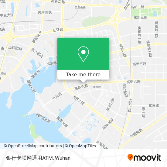 银行卡联网通用ATM map