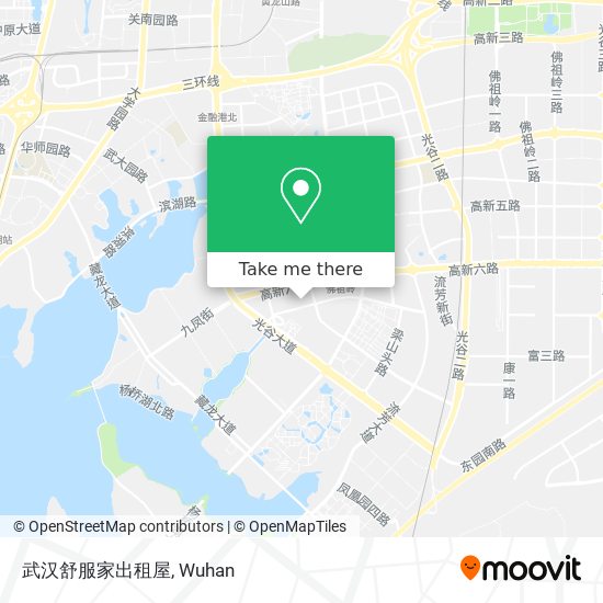 武汉舒服家出租屋 map