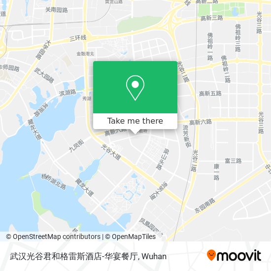 武汉光谷君和格雷斯酒店-华宴餐厅 map