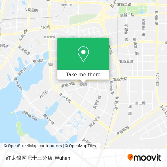 红太狼网吧十三分店 map