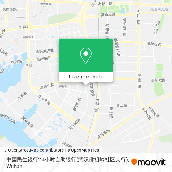 中国民生银行24小时自助银行(武汉佛祖岭社区支行) map