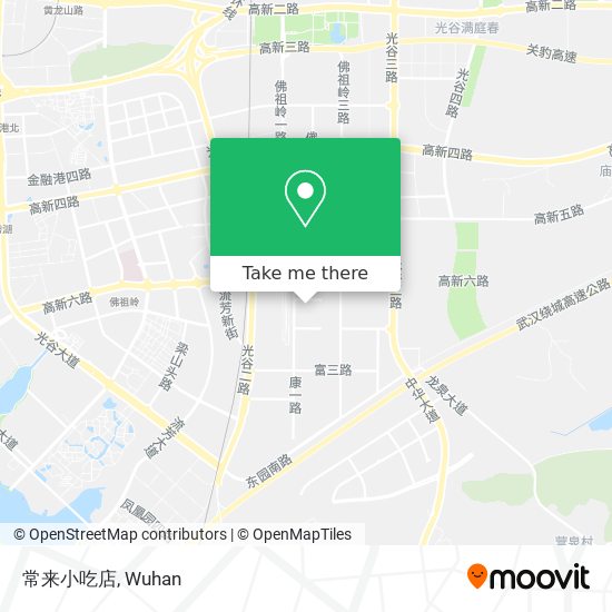 常来小吃店 map