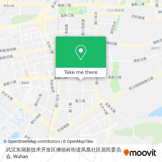武汉东湖新技术开发区佛祖岭街道凤凰社区居民委员会 map