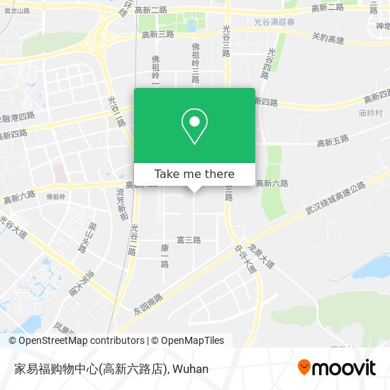 家易福购物中心(高新六路店) map