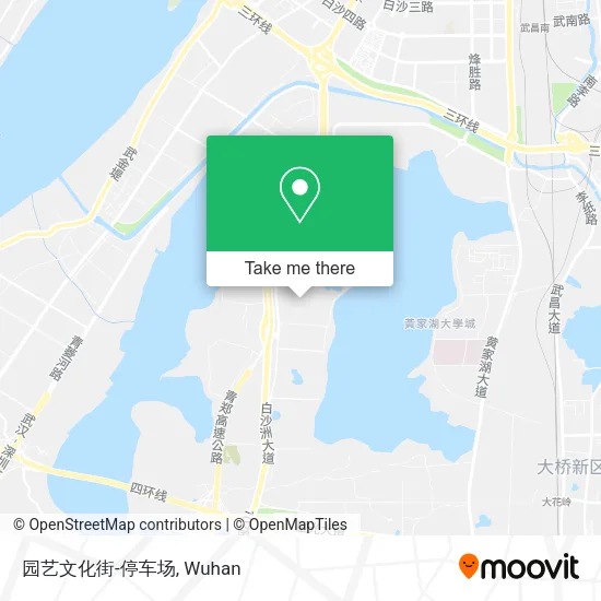 园艺文化街-停车场 map