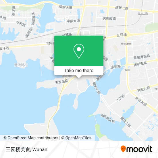 三园楼美食 map