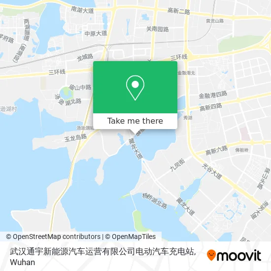 武汉通宇新能源汽车运营有限公司电动汽车充电站 map
