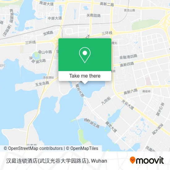 汉庭连锁酒店(武汉光谷大学园路店) map