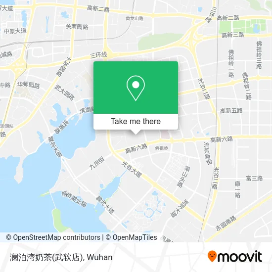 澜泊湾奶茶(武软店) map