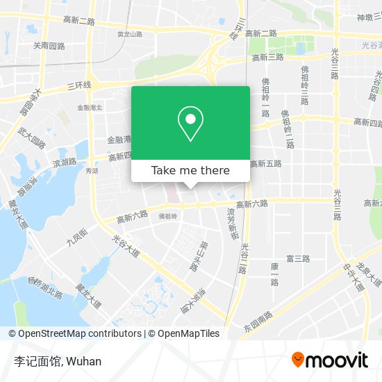 李记面馆 map
