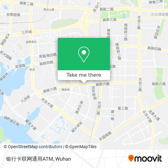 银行卡联网通用ATM map