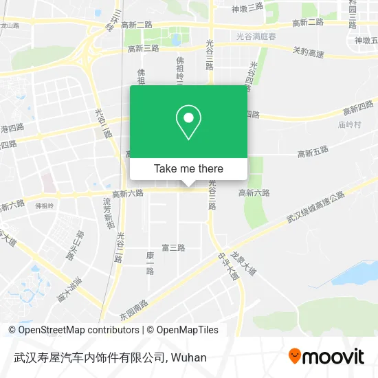武汉寿屋汽车内饰件有限公司 map