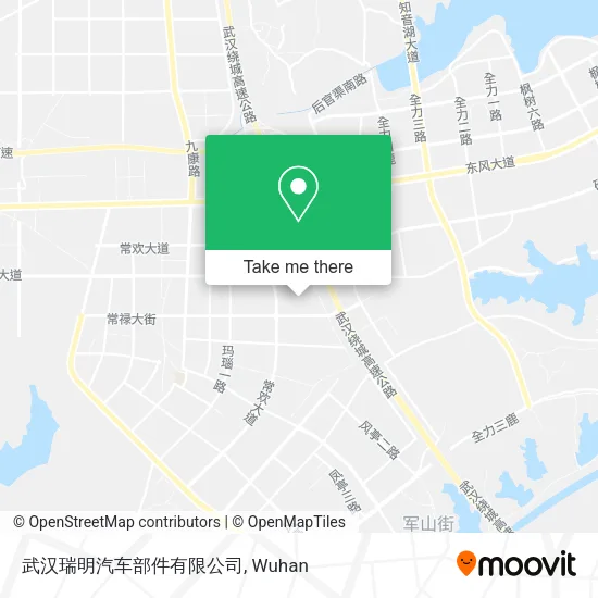 武汉瑞明汽车部件有限公司 map