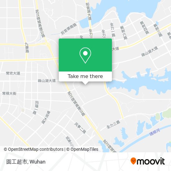 圆工超市 map