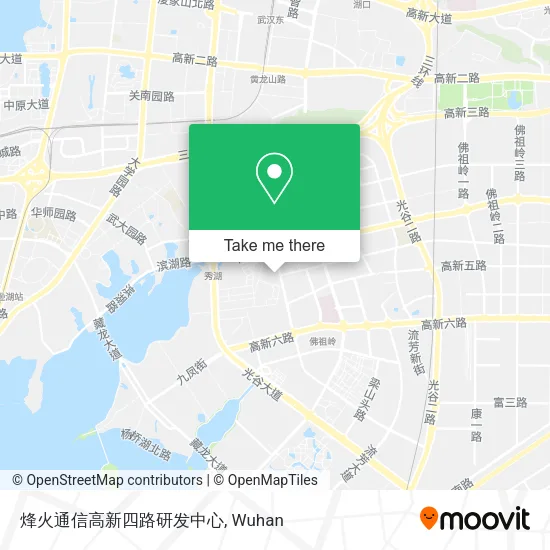 烽火通信高新四路研发中心 map