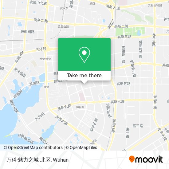 万科·魅力之城-北区 map