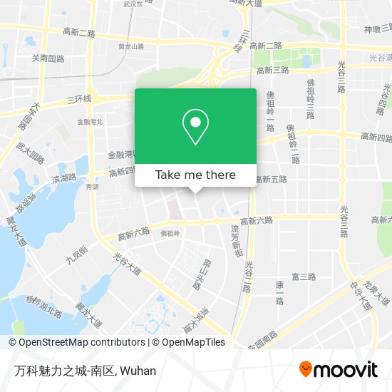 万科魅力之城-南区 map