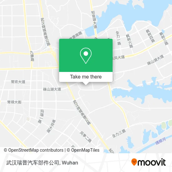 武汉瑞普汽车部件公司 map