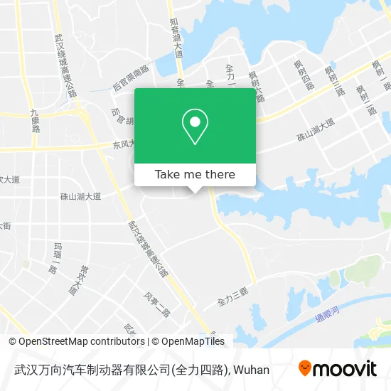 武汉万向汽车制动器有限公司(全力四路) map
