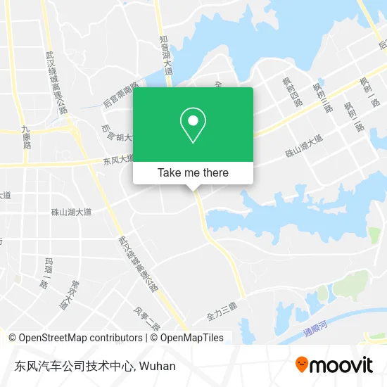 东风汽车公司技术中心 map